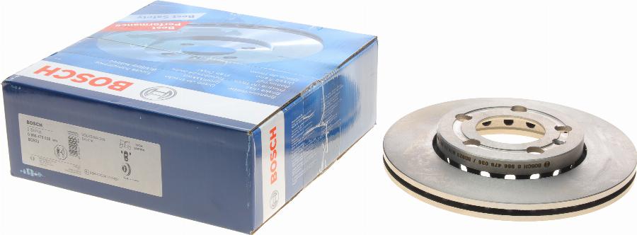 BOSCH 0 986 479 036 - Гальмівний диск autozip.com.ua