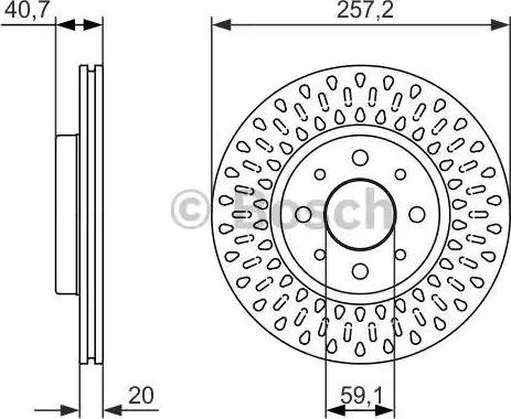 BOSCH 0 986 479 875 - Гальмівний диск autozip.com.ua