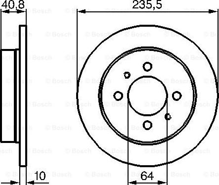 DJ Parts BD1751 - Гальмівний диск autozip.com.ua