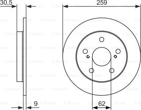 Magneti Marelli 360406117300 - Гальмівний диск autozip.com.ua