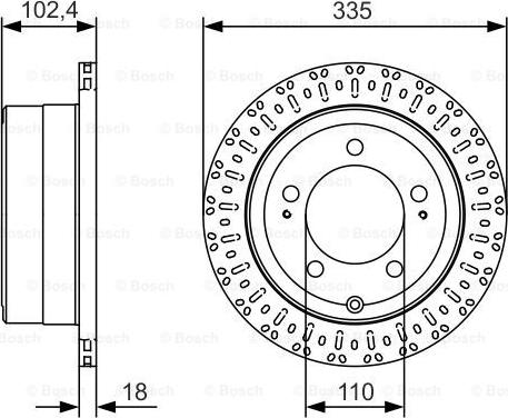 BOSCH 0 986 479 A61 - Гальмівний диск autozip.com.ua