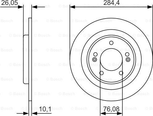 BOSCH 0 986 479 A15 - Гальмівний диск autozip.com.ua