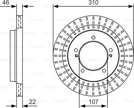 BOSCH 0 986 479 U99 - Гальмівний диск autozip.com.ua