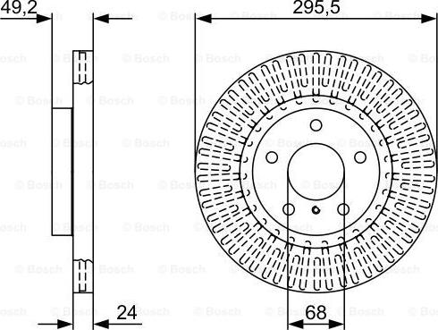 DJ Parts BD2108 - Гальмівний диск autozip.com.ua