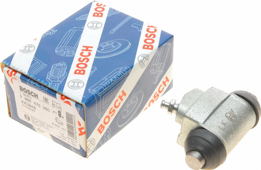 BOSCH 0 986 475 960 - Колісний гальмівний циліндр autozip.com.ua