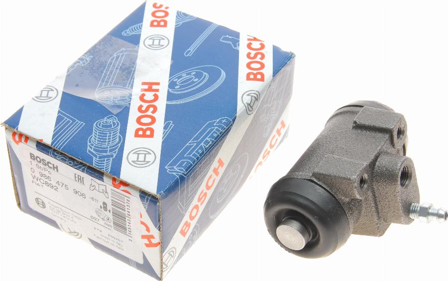 BOSCH 0 986 475 906 - Колісний гальмівний циліндр autozip.com.ua