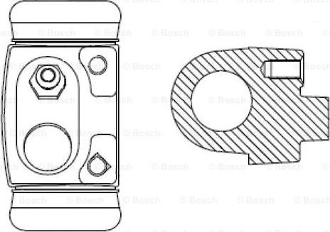 BOSCH 0 986 475 847 - Колісний гальмівний циліндр autozip.com.ua