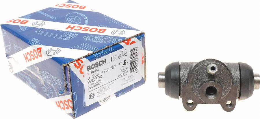 BOSCH 0 986 475 797 - Колісний гальмівний циліндр autozip.com.ua