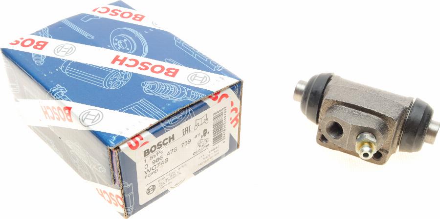 BOSCH 0 986 475 739 - Колісний гальмівний циліндр autozip.com.ua