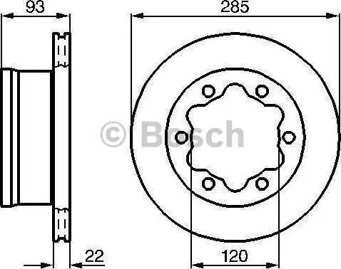 BOSCH 0 986 479 878 - Гальмівний диск autozip.com.ua