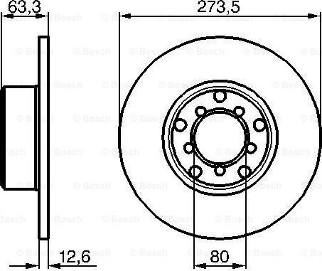 Rameder T0620927 - Гальмівний диск autozip.com.ua