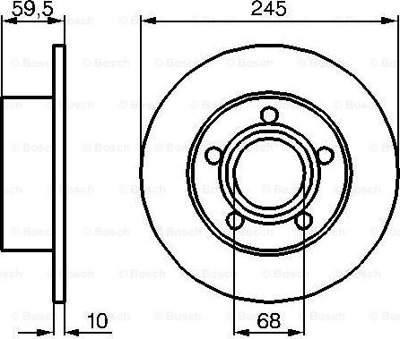 BENDIX 561213B - Гальмівний диск autozip.com.ua