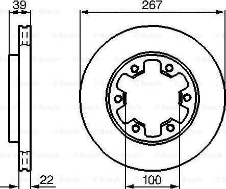 BOSCH 0 986 478 806 - Гальмівний диск autozip.com.ua