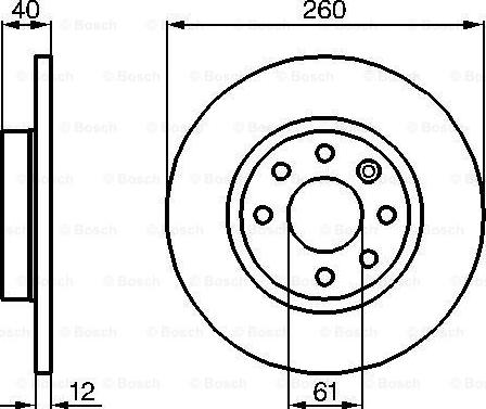 BOSCH 0 986 478 386 - Гальмівний диск autozip.com.ua