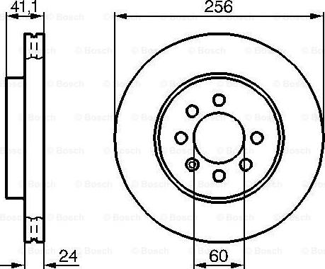 BOSCH 0 986 478 286 - Гальмівний диск autozip.com.ua