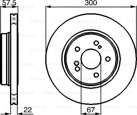 BOSCH 0 986 478 793 - Гальмівний диск autozip.com.ua