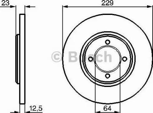 BOSCH 0 986 478 767 - Гальмівний диск autozip.com.ua