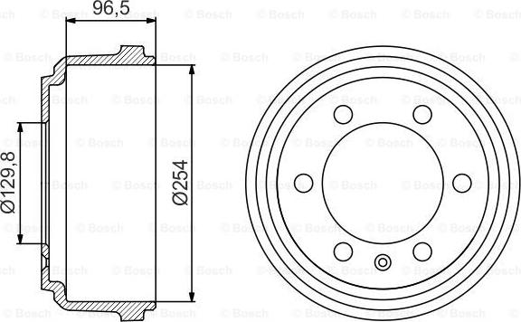 BOSCH 0 986 477 218 - Гальмівний барабан autozip.com.ua