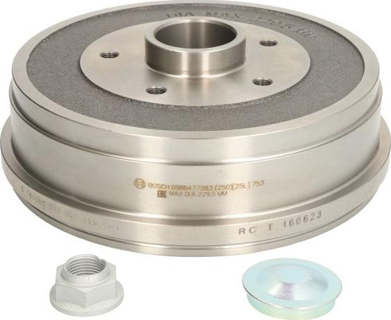 BOSCH 0 986 477 283 - Гальмівний барабан autozip.com.ua