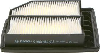BOSCH 0 986 4B0 012 - Повітряний фільтр autozip.com.ua