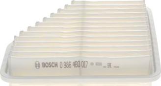 BOSCH 0 986 4B0 017 - Повітряний фільтр autozip.com.ua