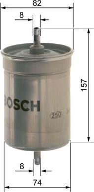 BOSCH 0 986 4B2 008 - Паливний фільтр autozip.com.ua