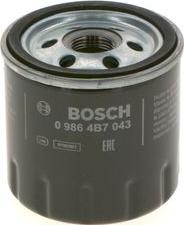 BOSCH 0 986 4B7 043 - Масляний фільтр autozip.com.ua