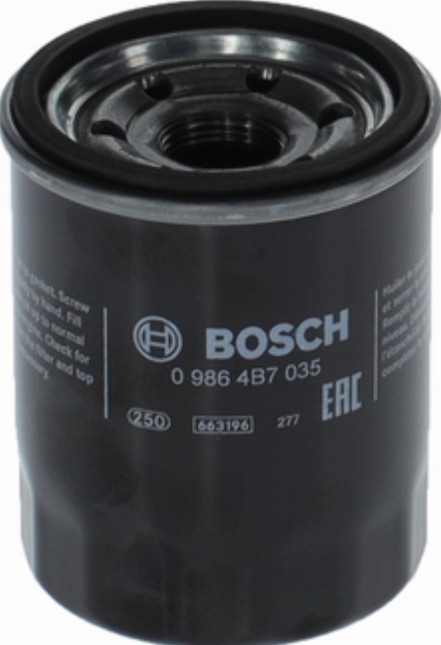 BOSCH 0 986 4B7 035 - Масляний фільтр autozip.com.ua