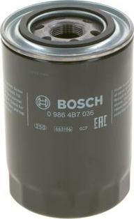 BOSCH 0 986 4B7 036 - Масляний фільтр autozip.com.ua