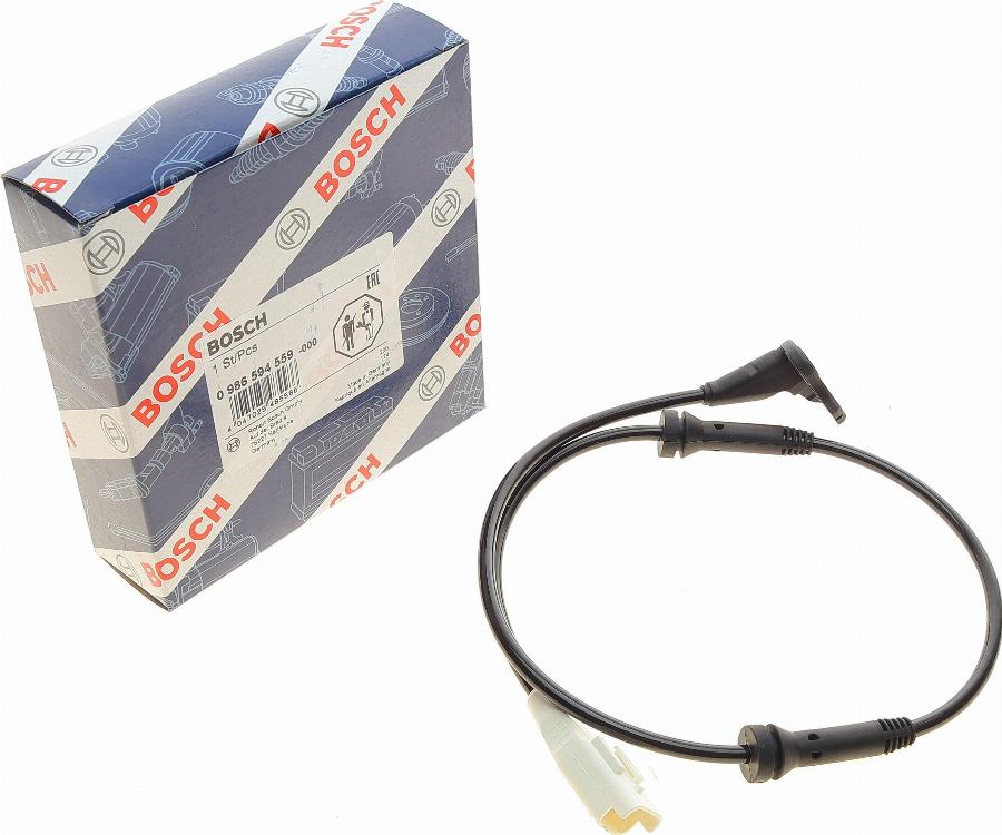 BOSCH 0 986 594 559 - Датчик ABS, частота обертання колеса autozip.com.ua