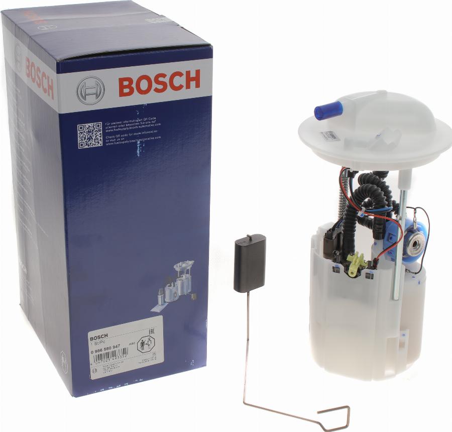 BOSCH 0 986 580 947 - Модуль паливного насоса autozip.com.ua