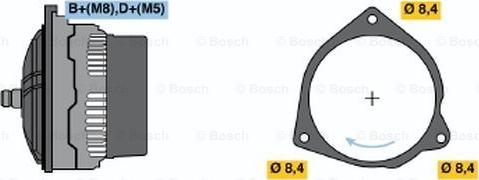 BOSCH 0 986 047 180 - Генератор autozip.com.ua