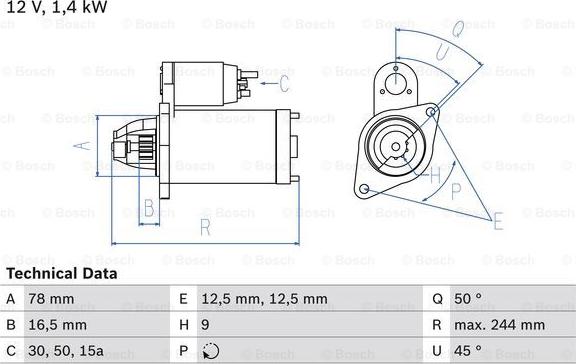 BOSCH 0 986 010 690 - Стартер autozip.com.ua