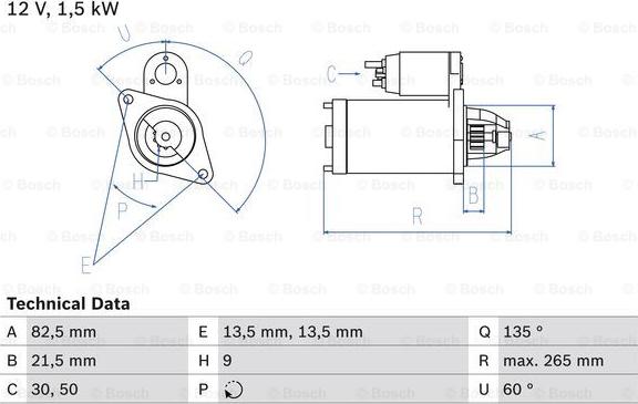 BOSCH 0 986 010 840 - Стартер autozip.com.ua