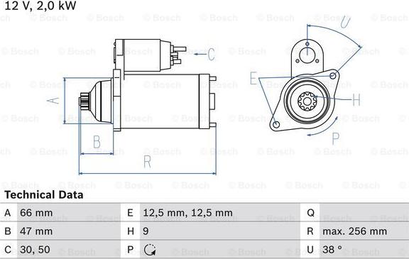 BOSCH 0 986 018 930 - Стартер autozip.com.ua