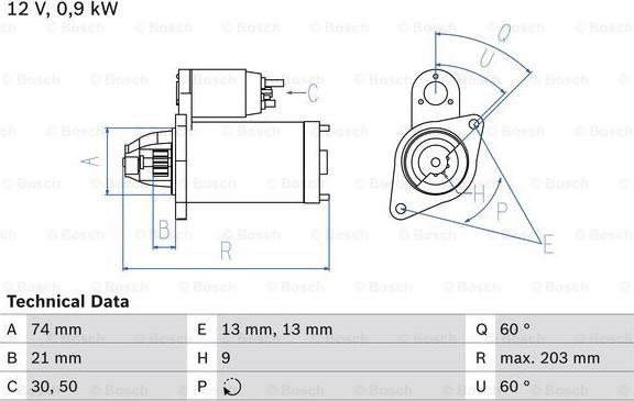 BOSCH 0 986 018 840 - Стартер autozip.com.ua