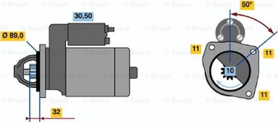 BOSCH 0 986 018 240 - Стартер autozip.com.ua