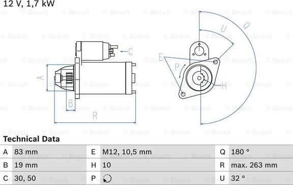 BOSCH 0 986 018 210 - Стартер autozip.com.ua