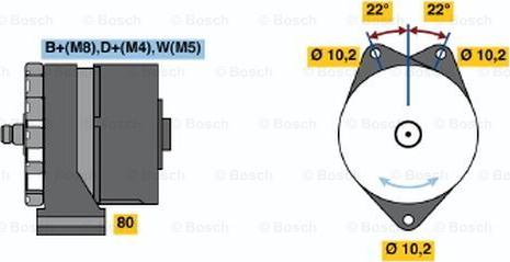 BOSCH 0 986 036 920 - Генератор autozip.com.ua