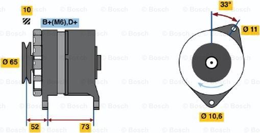 BOSCH 0 986 030 940 - Генератор autozip.com.ua