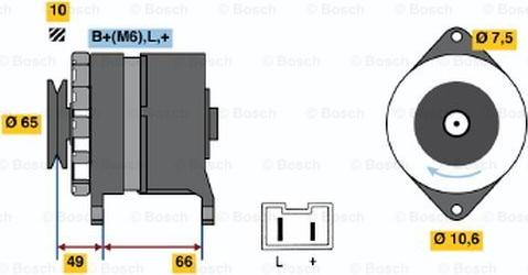 BOSCH 0 986 032 310 - Генератор autozip.com.ua