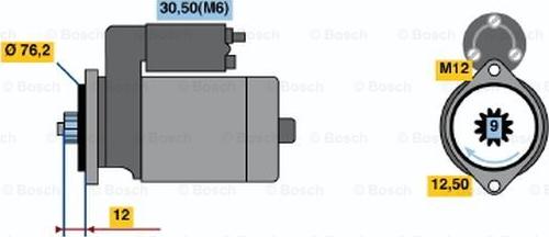 BOSCH 0 986 021 910 - Стартер autozip.com.ua