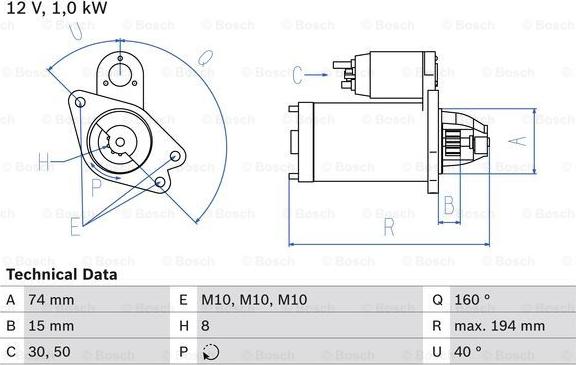 BOSCH 0 986 023 920 - Стартер autozip.com.ua