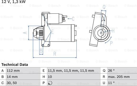 BOSCH 0 986 023 480 - Стартер autozip.com.ua