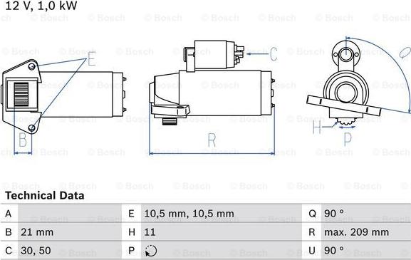 BOSCH 0 986 023 610 - Стартер autozip.com.ua