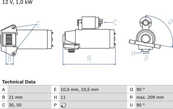 BOSCH 0 986 023 610 - Стартер autozip.com.ua