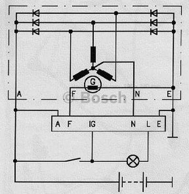 BOSCH 0 986 190 003 - Регулятор напруги генератора autozip.com.ua