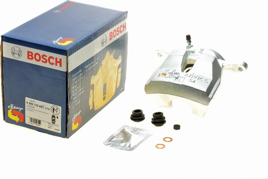 BOSCH 0 986 135 483 - Гальмівний супорт autozip.com.ua