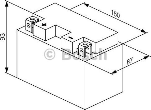 BOSCH 0 986 122 610 - Стартерна акумуляторна батарея, АКБ autozip.com.ua