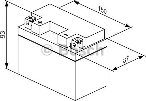 BOSCH 0 986 122 613 - Стартерна акумуляторна батарея, АКБ autozip.com.ua